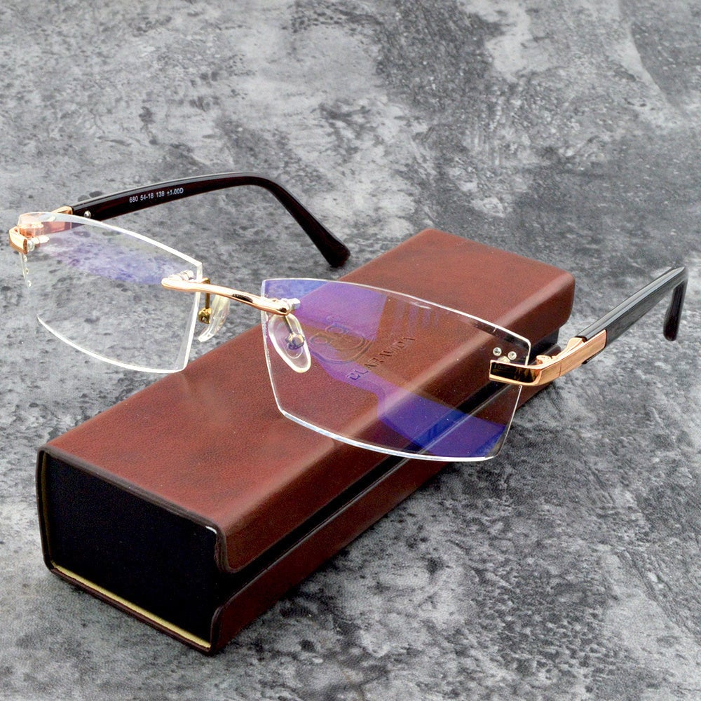 Intelligente Gleitsicht-Lesebrille mit Blaulichtfilter – ultraleichte Lesebrille für Nah- und Fernsicht mit Titan- und TR90-Fassung