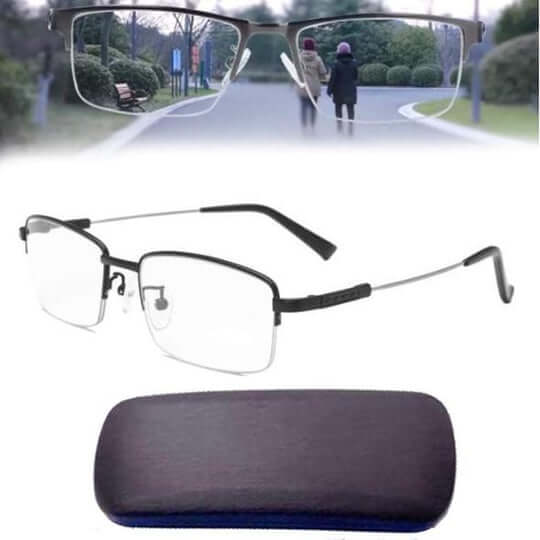 Intelligente Gleitsichtbrille | ARNO-Gläser-Technologie | Photochrome Anpassung | Blaulichtfilter & UV400 | Entspiegelungsbeschichtung | Multifokal