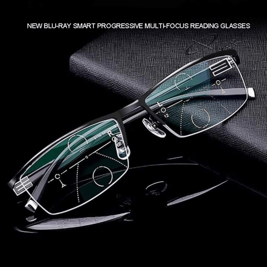 Intelligente progressive Gleitsichtbrille im deutschen Design
