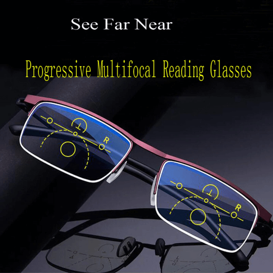 Intelligente progressive Gleitsichtbrille im deutschen Design