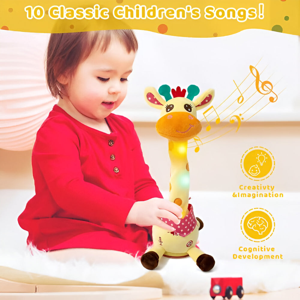 Interaktives Singendes Giraffen-Plüschtier – Musikalischer Begleiter für Kinder