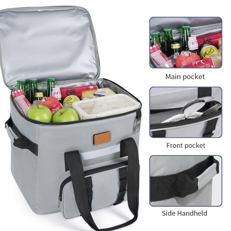 Isolierte Kühltasche für Lebensmittel