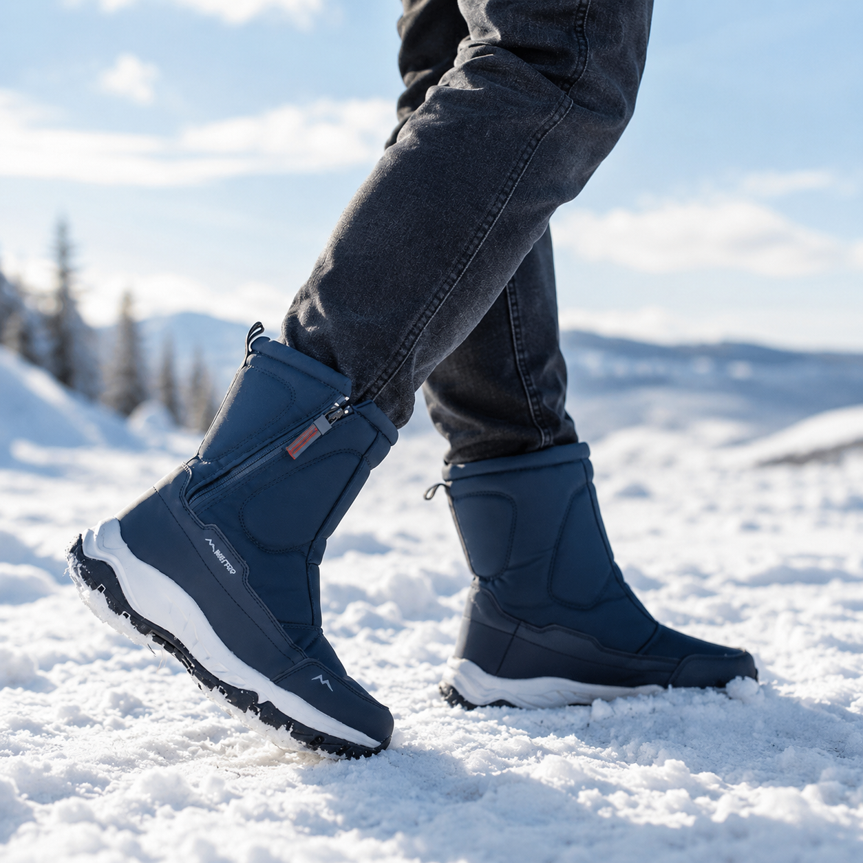 Isolierte wasserdichte Winterstiefel