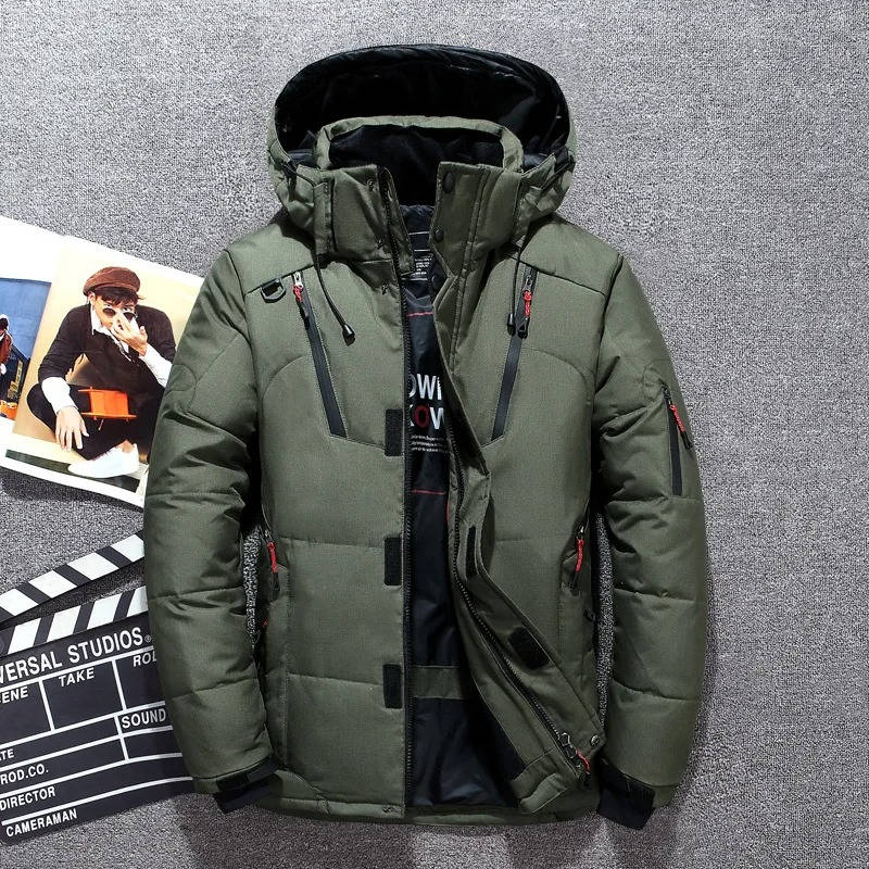 Isolierter Herren-Winterparka – Wasserdichte, winddichte Jacke für extreme Kälte