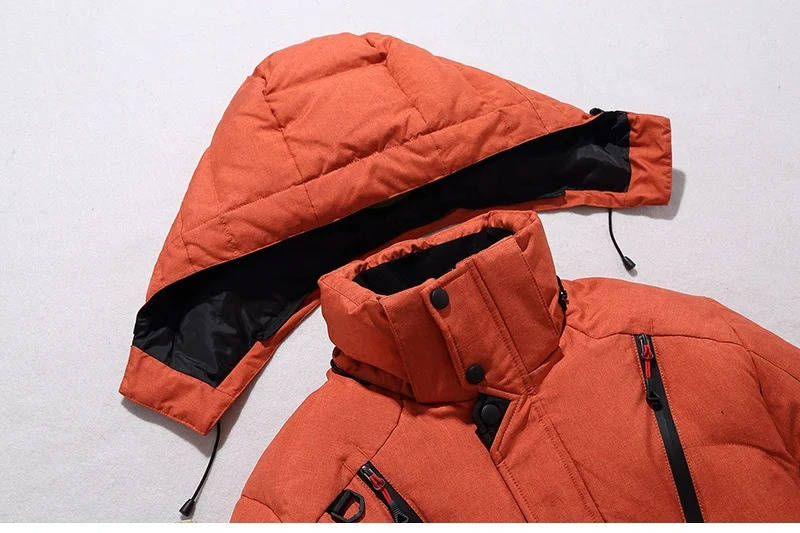 Isolierter Herren-Winterparka – Wasserdichte, winddichte Jacke für extreme Kälte