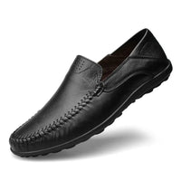Italienische Loafer aus 100 % echtem Leder