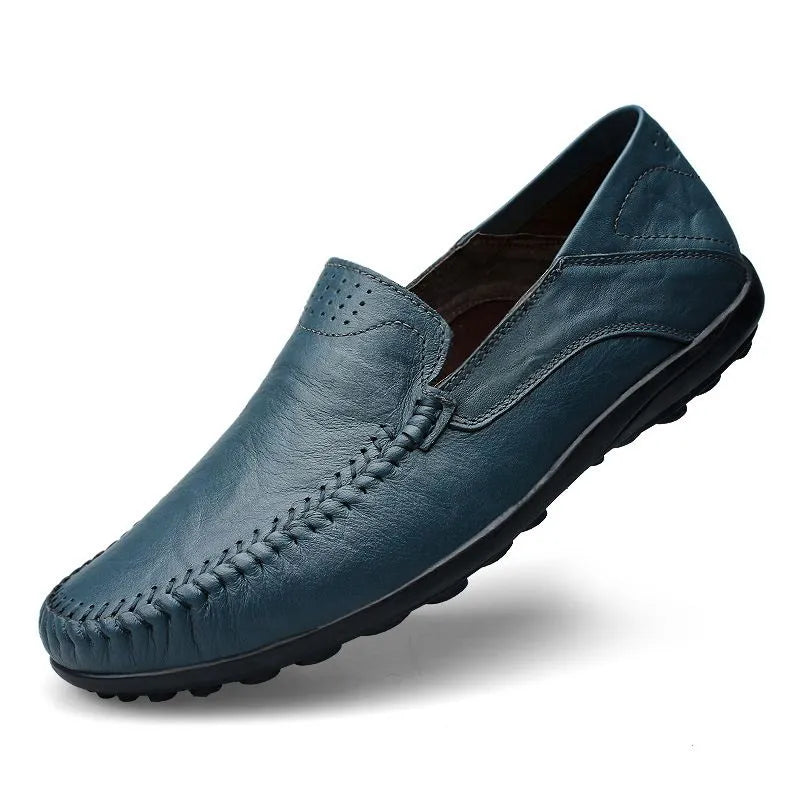 Italienische Loafer aus 100 % echtem Leder