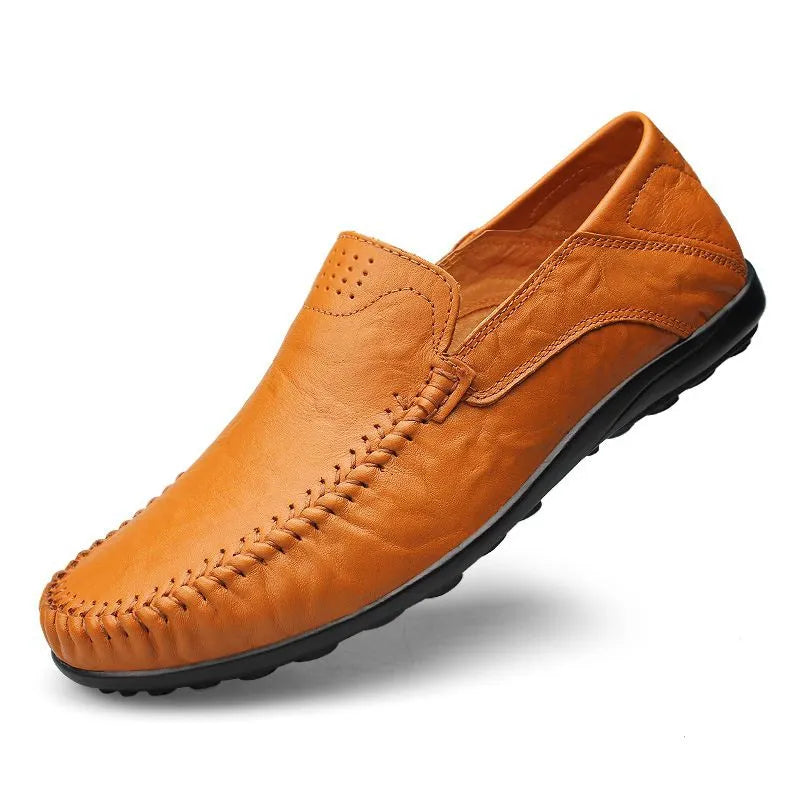 Italienische Loafer aus 100 % echtem Leder