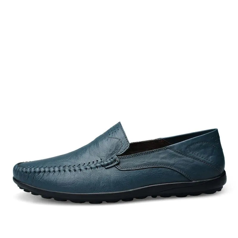 Italienische Loafer aus 100 % echtem Leder