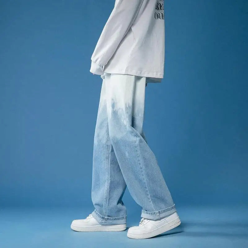 Jeans mit Farbverlauf