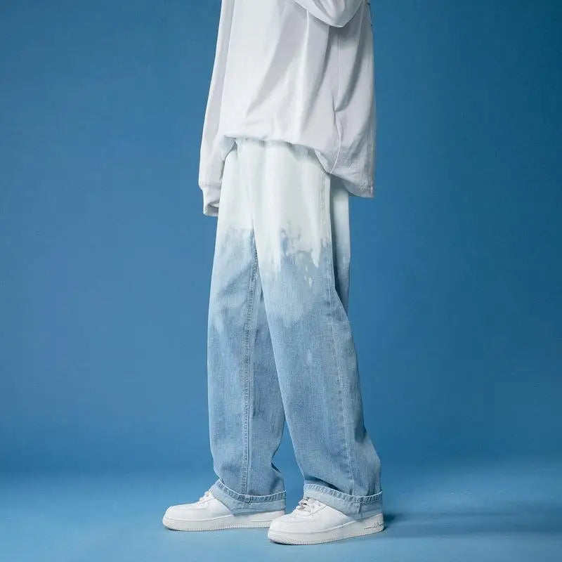 Jeans mit Farbverlauf