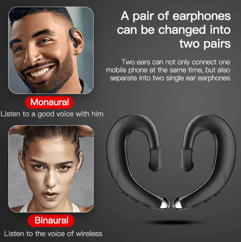 Kabellose Bluetooth-Kopfhörer mit Knochenleitungstechnologie