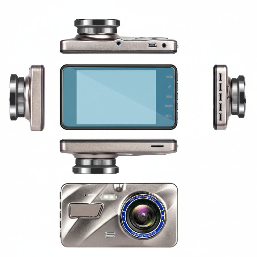 Kabellose Dashcam für Autos mit Nachtsicht für vorne und hinten