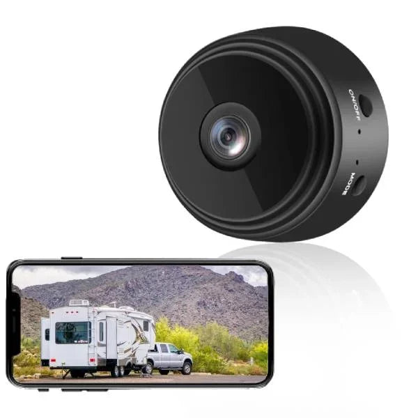 Kabellose Full-HD-Rückfahrkamera mit Bewegungserkennung und 360°-Drehhalterung – Wasserdichte Autokamera