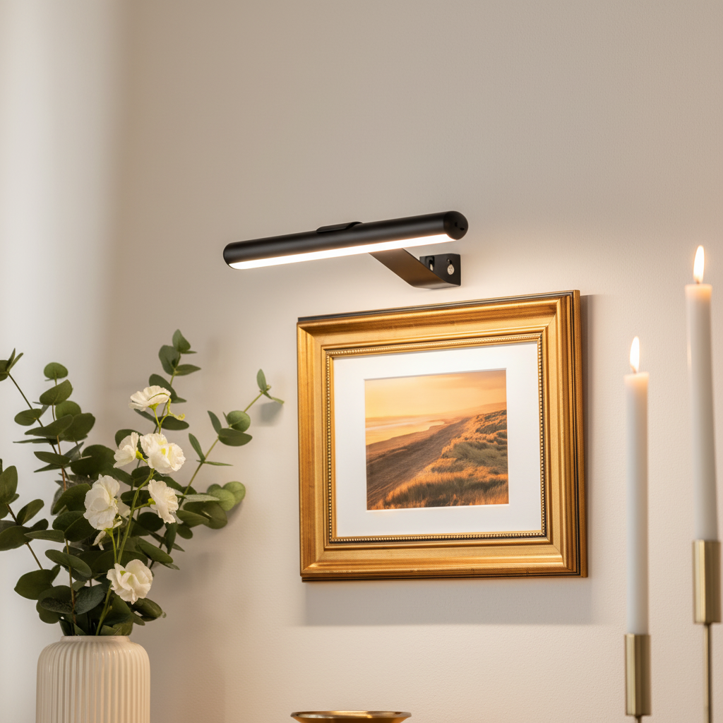 Kabellose LED-Lampe mit verstellbarem Abstrahlwinkel, Aluminium und Eisen, 3 Lichtfarben, USB-C-Aufladung