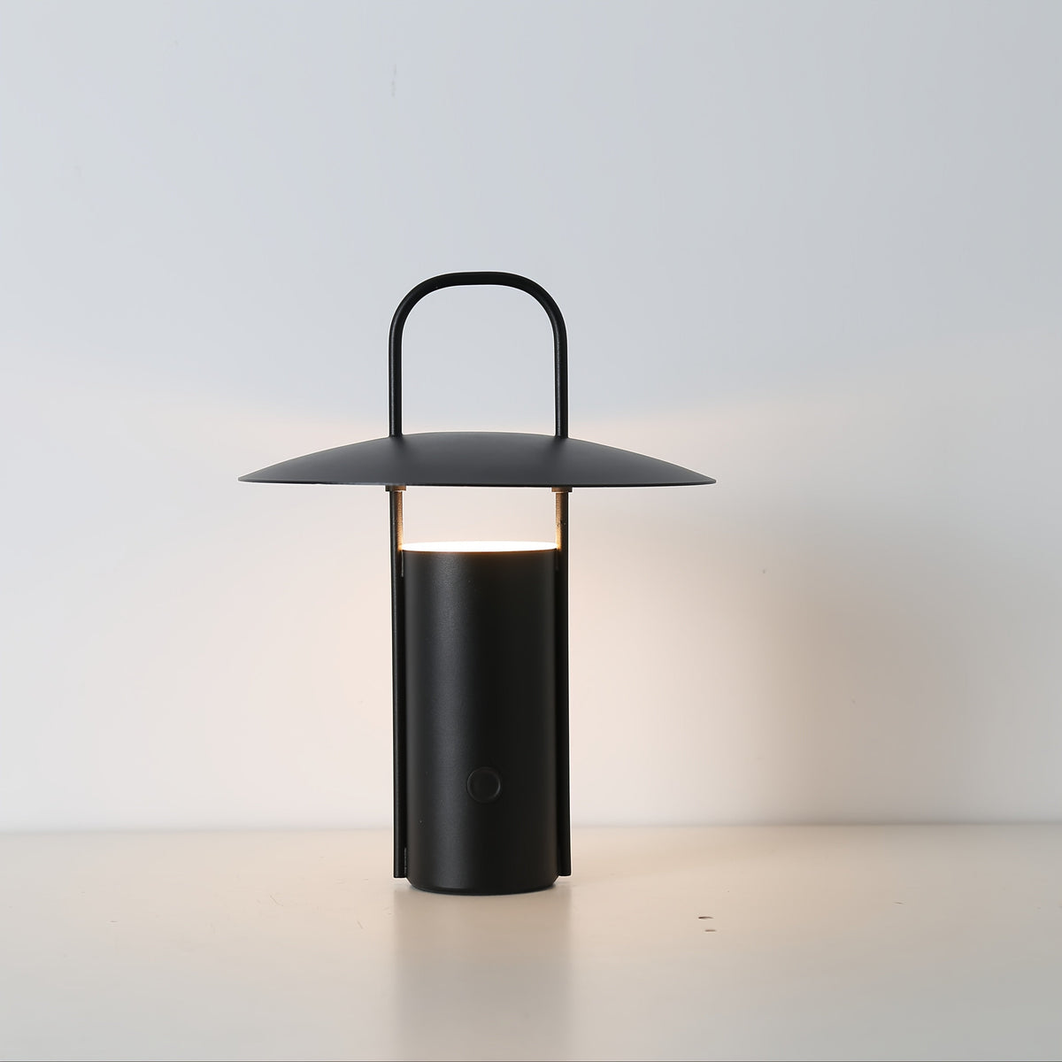 Kabellose LED-Touch-Lampe | Über USB aufladbare Tischleuchte aus Metall