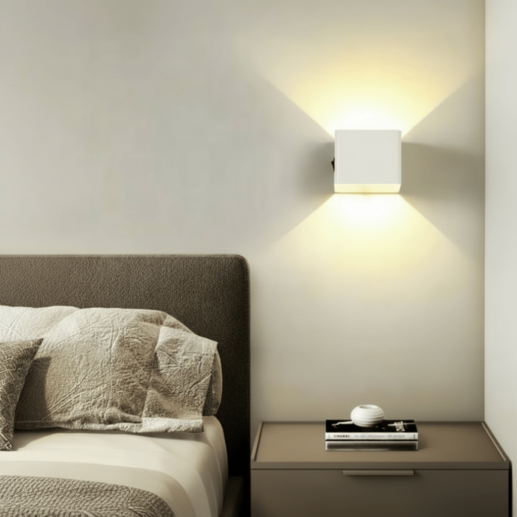 Kabellose LED-Wandleuchte mit verstellbarem Lichtstrahl