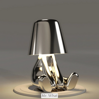 Kabellose Tischlampe 5 Brothers – Wiederaufladbare LED-Designerlampe mit dimmbarem Licht (Warmweiß)