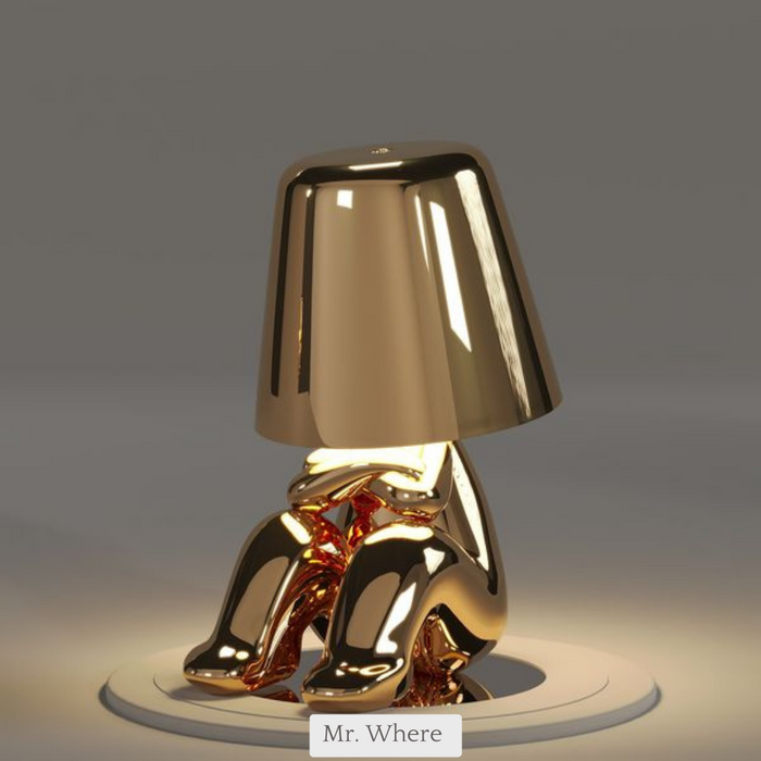Kabellose Tischlampe 5 Brothers – Wiederaufladbare LED-Designerlampe mit dimmbarem Licht (Warmweiß)