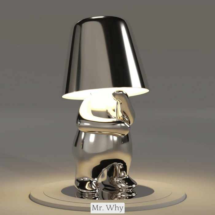 Kabellose Tischlampe 5 Brothers – Wiederaufladbare LED-Designerlampe mit dimmbarem Licht (Warmweiß)