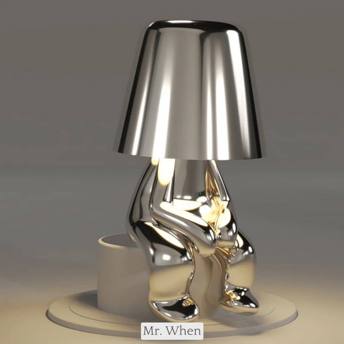 Kabellose Tischlampe 5 Brothers – Wiederaufladbare LED-Designerlampe mit dimmbarem Licht (Warmweiß)