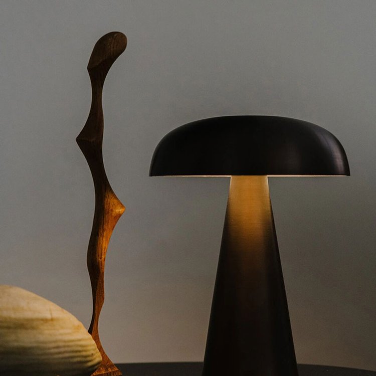 Kabellose Tischlampe im Pilzdesign – wiederaufladbar