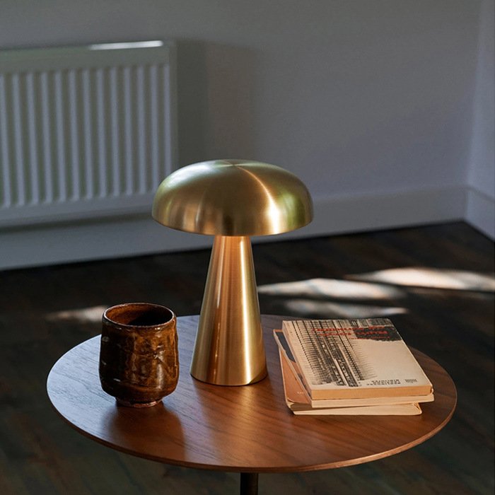 Kabellose Tischlampe im Pilzdesign – wiederaufladbar