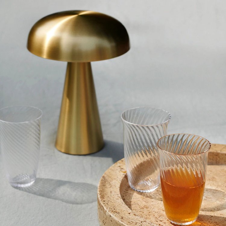 Kabellose Tischlampe im Pilzdesign – wiederaufladbar