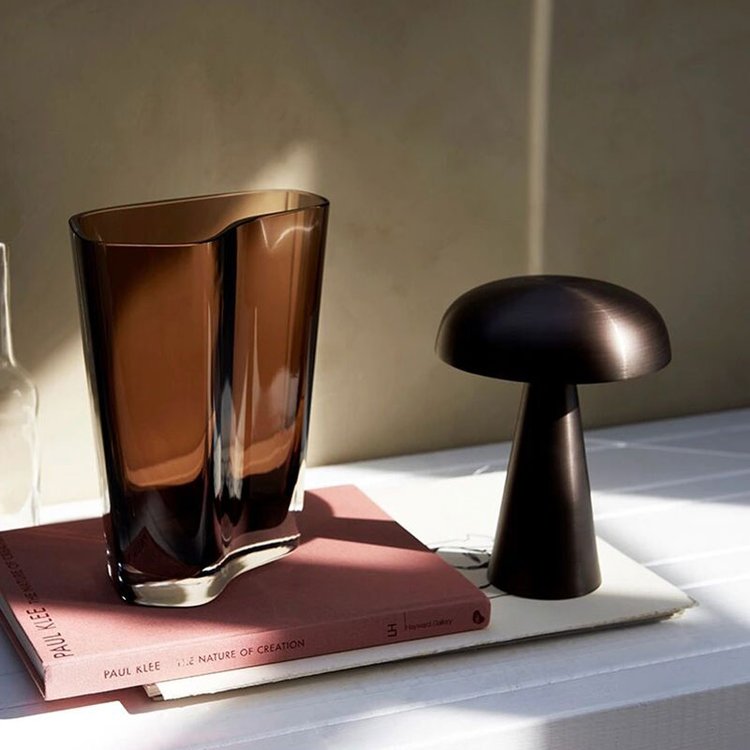 Kabellose Tischlampe im Pilzdesign – wiederaufladbar