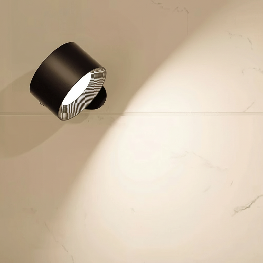 Kabellose, wiederaufladbare LED-Wandleuchte im nordischen Stil für Schlafzimmer, Flur und Leseecken