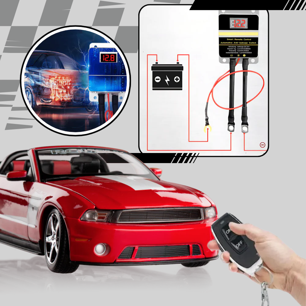 Kabelloser Batterie-Trennschalter für Fahrzeuge