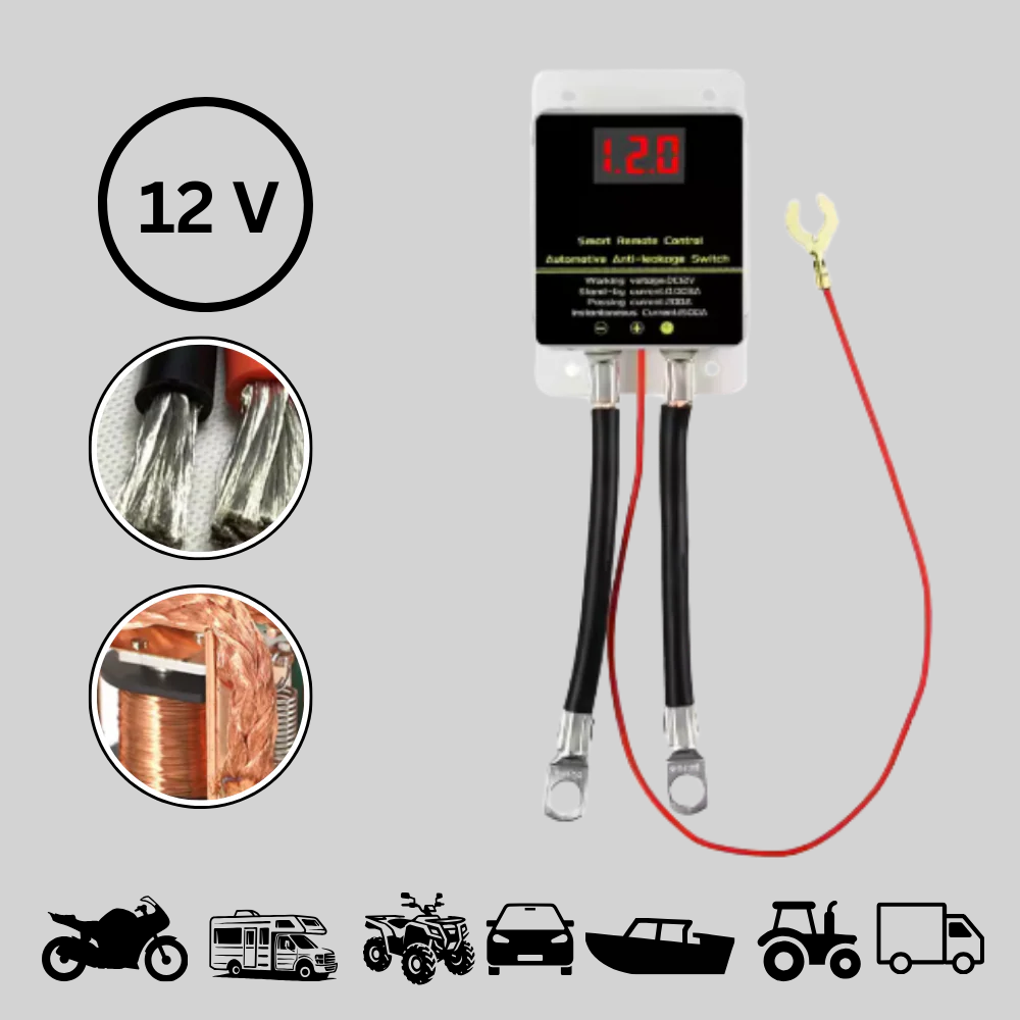 Kabelloser Batterie-Trennschalter für Fahrzeuge