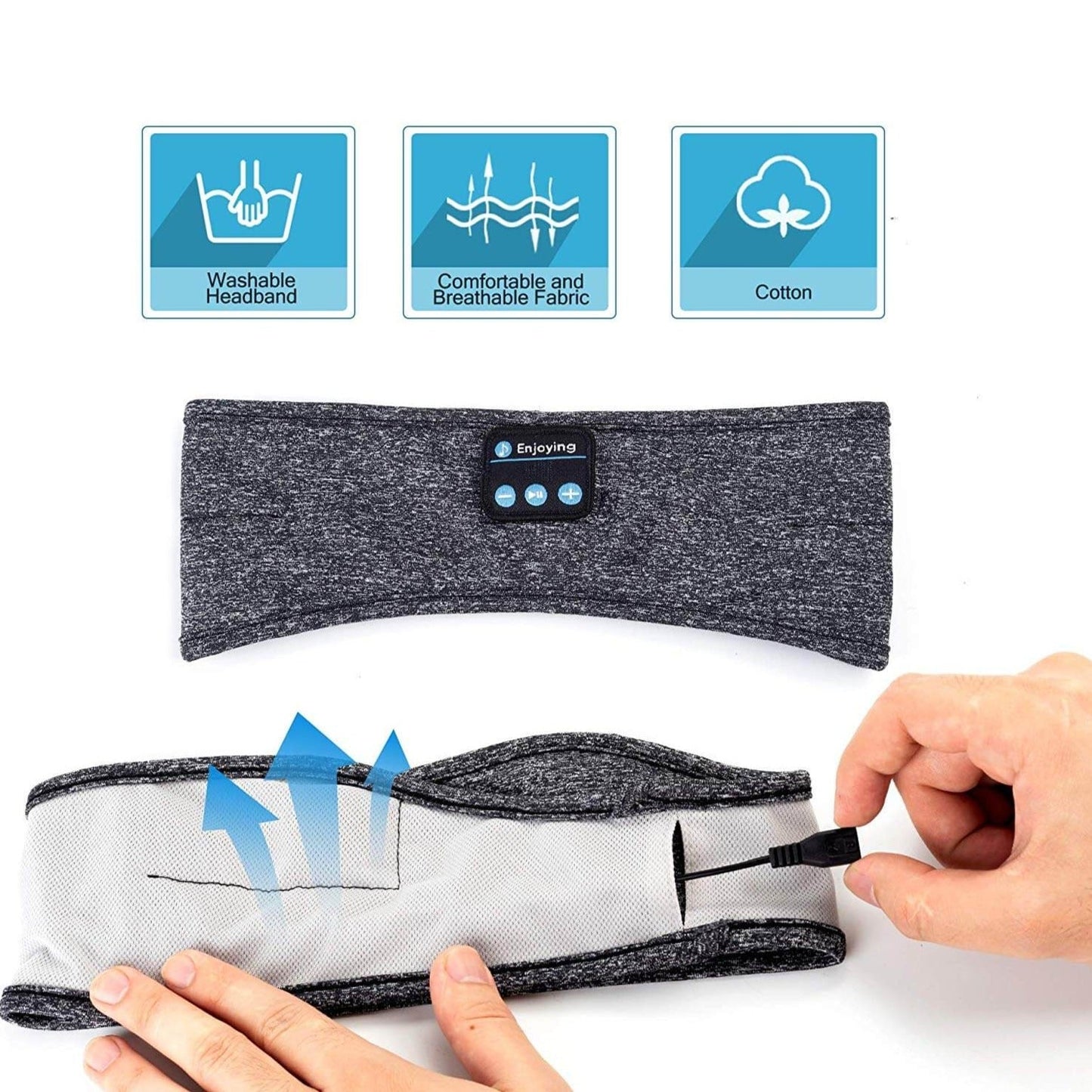 Kabelloses Bluetooth-Stirnband