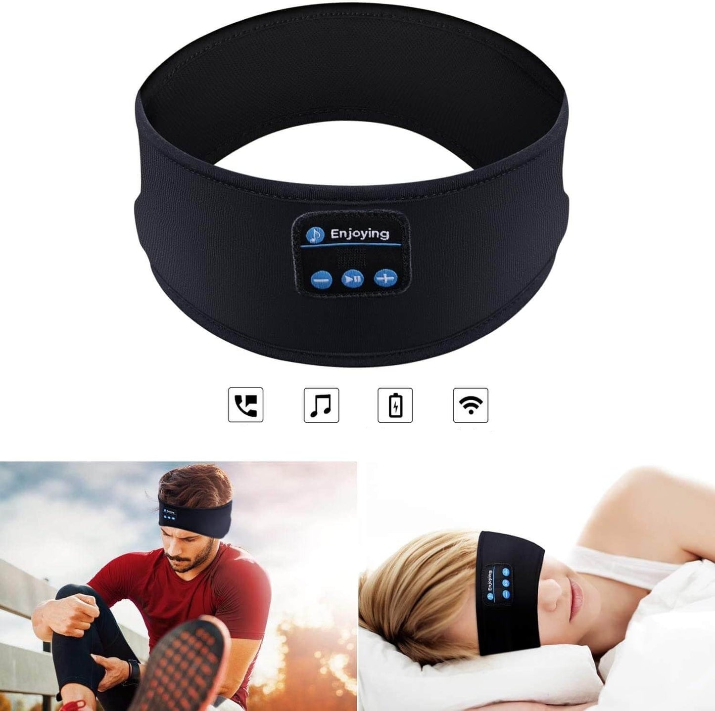 Kabelloses Bluetooth-Stirnband