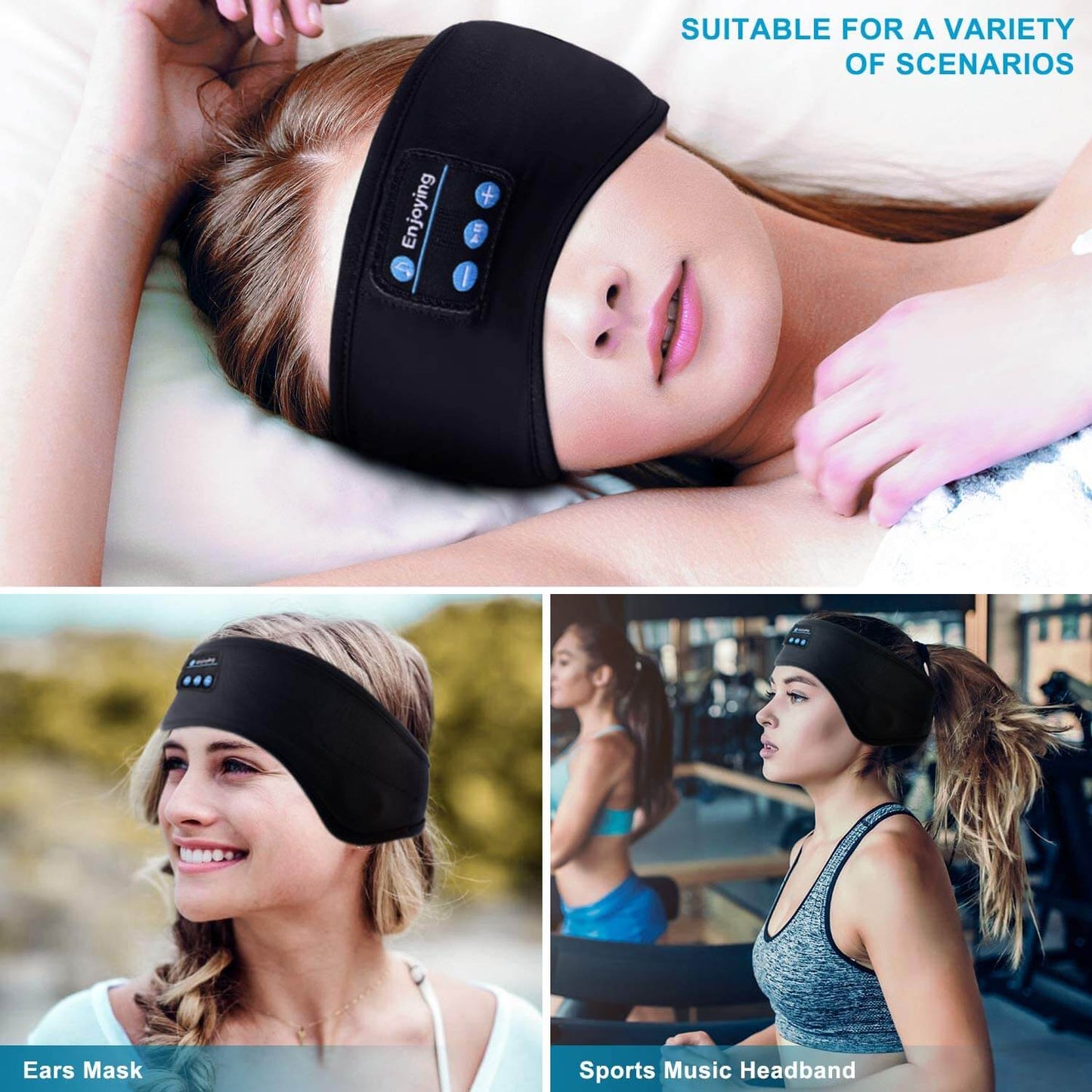 Kabelloses Bluetooth-Stirnband