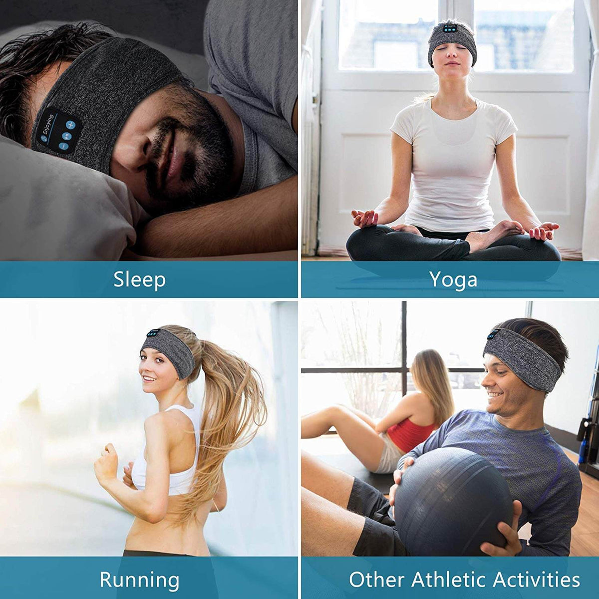 Kabelloses Bluetooth-Stirnband