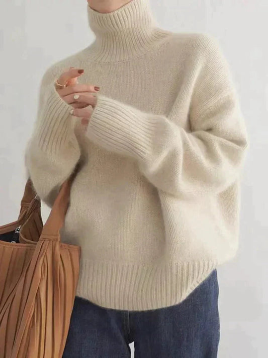Kaschmir-Rollkragenpullover für Damen