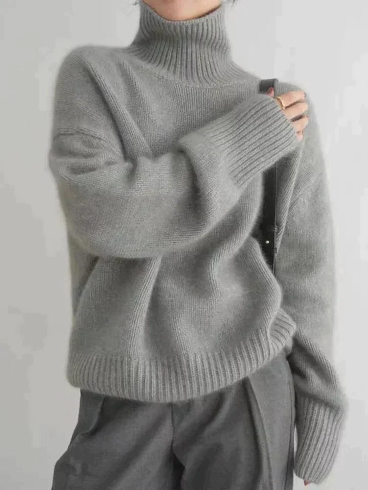 Kaschmir-Rollkragenpullover für Damen