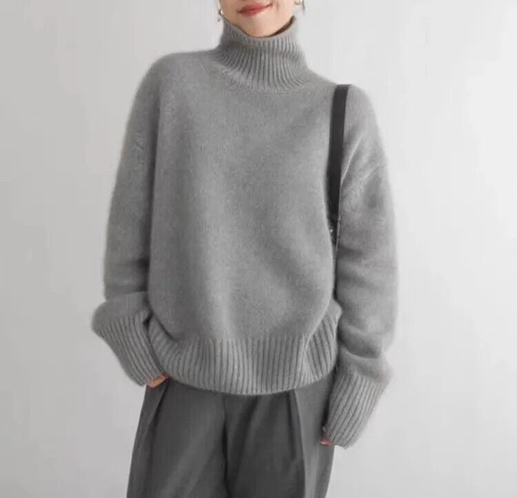 Kaschmir-Rollkragenpullover für Damen
