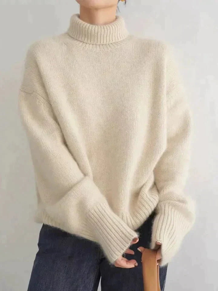 Kaschmir-Rollkragenpullover für Damen