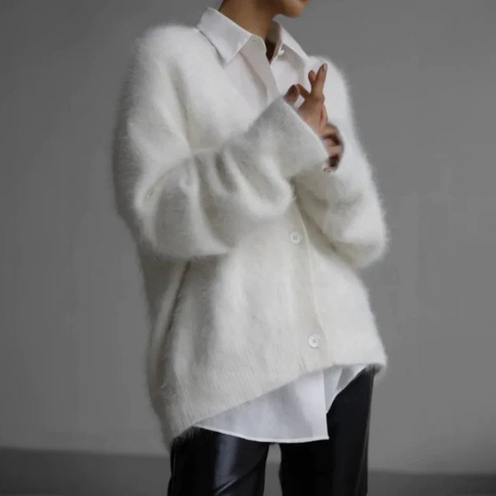 Kaschmir-Strickjacke