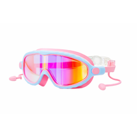 Kinder-Schwimmbrille mit Gehörschutz und klarer Sicht