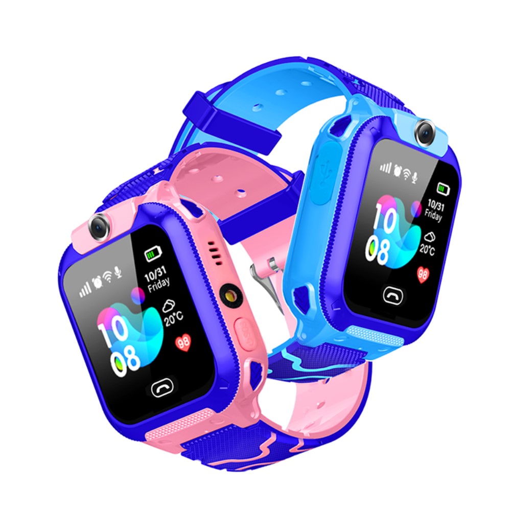 Kinder-Smartwatch mit GPS-Tracking, wasserdicht, SOS-Funktion und Sprach-Chat – ideal für Kindersicherheit und Kommunikation