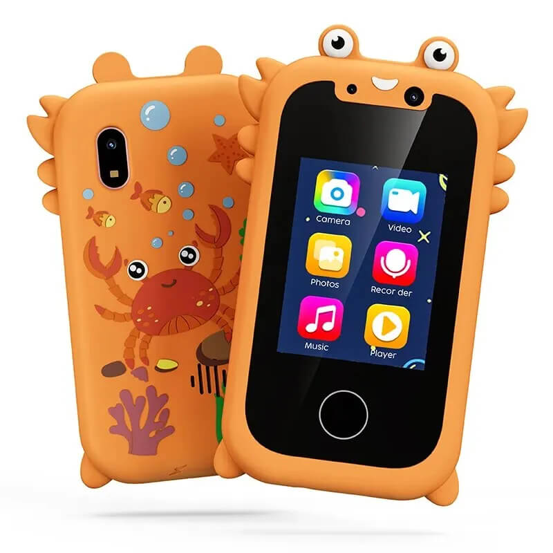 Kinderfreundliches Smartphone mit HD-Kamera, Musikplayer und Touchscreen – Lernen und Unterhaltung