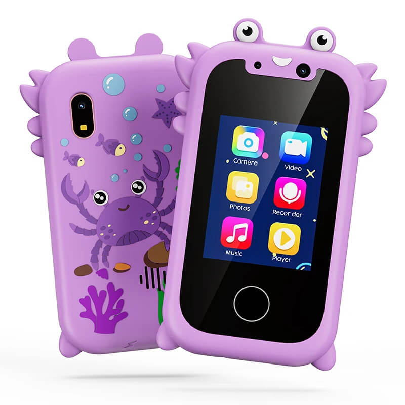Kinderfreundliches Smartphone mit HD-Kamera, Musikplayer und Touchscreen – Lernen und Unterhaltung