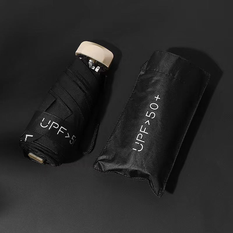 Klappbarer Damen-Regenschirm mit UV-Schutz und innovativem Mechanismus