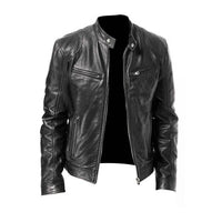 Klassische Herren-Jacke in Lederoptik