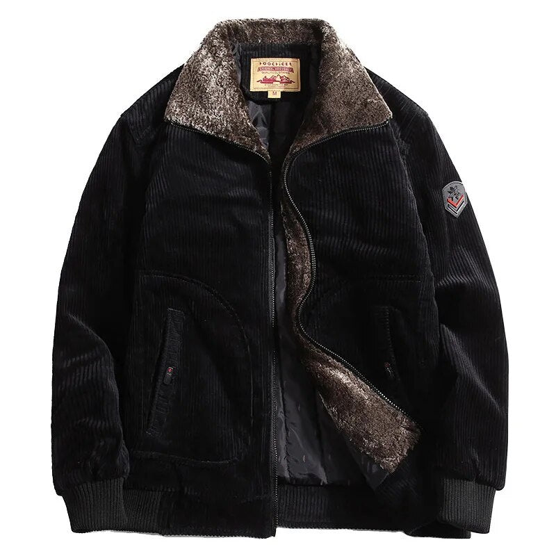 Klassische Herren-Winterjacke aus Cord