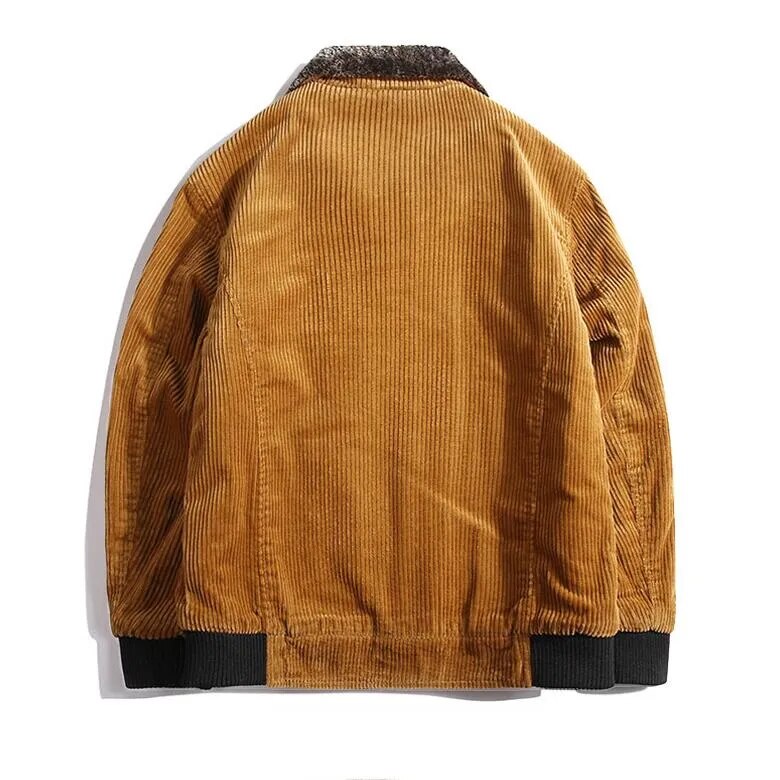 Klassische Herren-Winterjacke aus Cord