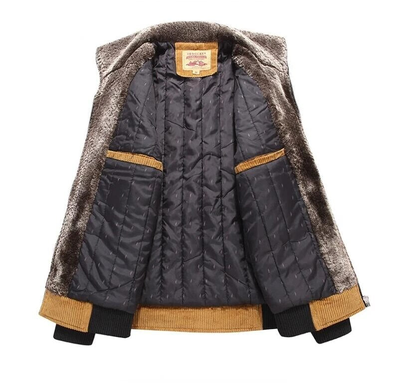 Klassische Herren-Winterjacke aus Cord